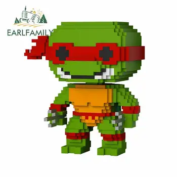 

EARLFAMILY 13cm x 11.8cm ForTeenage Mutant Ninja Turtles Fashion Funny Car Stickers Waterproof Scratch-proof Decals