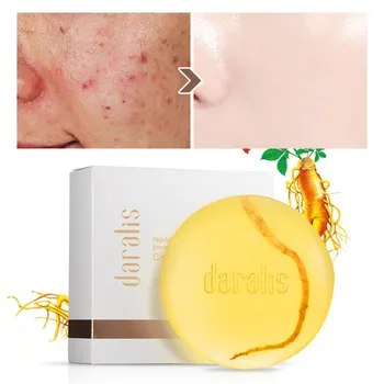 

Ginseng Handmade Soap Moisturizing Pil-control Remove Ance Mites Cleaing Pores Ginseng Essence Soap