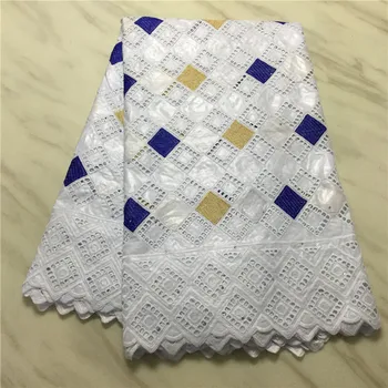 

bazin riche getzner lace fabric 2020 latest punch embroidery lace African french Swiss voile net lace fabrics 5yards/lot
