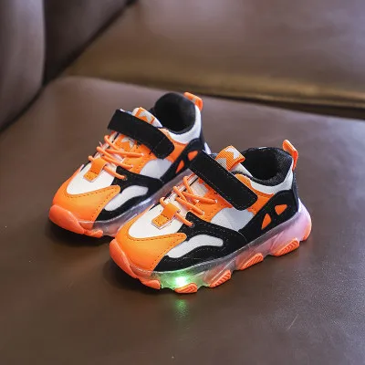 

Boys Sneaker Girls running shoes Kids Led Shoes With Lights Sneaker Spring Toddler Baby Shoes Children Girl Shoe Tenis Infantil