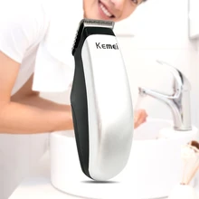 Kemei KM-666 Мини-Триммер для волос, электрическая машинка для стрижки волос, машинка для стрижки Мужской Бороды, Парикмахерская бритва с питанием от аккумулятора