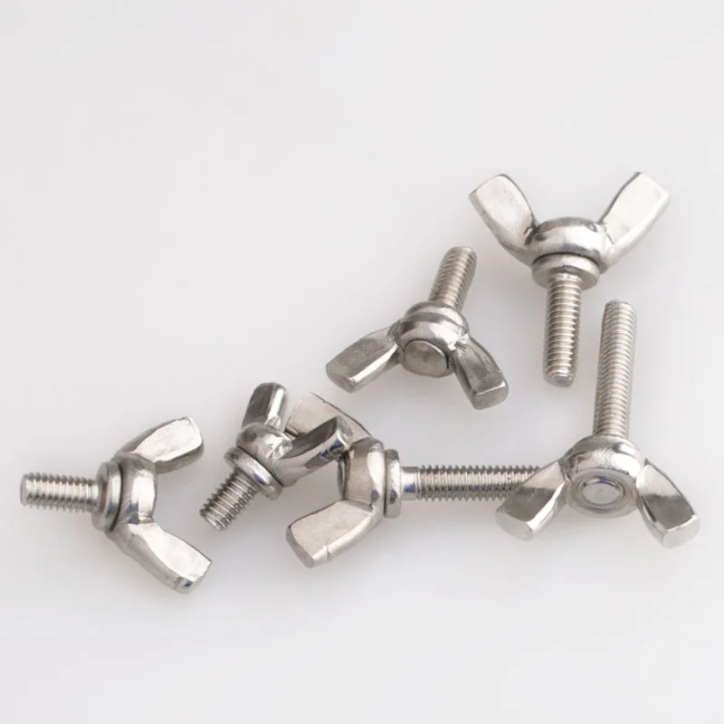 M4 M5 M6 M8 A4 Marine Grade 316 Stainless Thumb Wing Butterfly Screws
