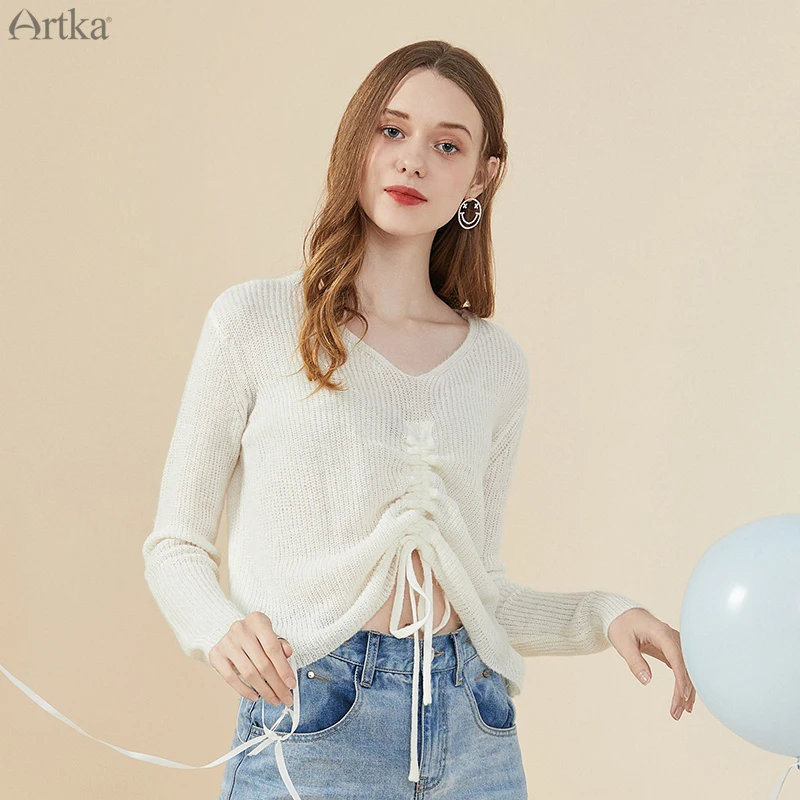 ARTKA 2020 Autumn New Women Sweater 6 Color