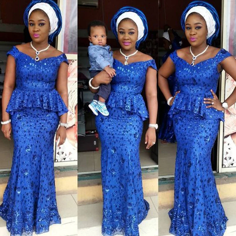New Bazin Riche African Lace Embroidered Dresses for Women Plus Size Dashiki Women Vestidos African Clothing WY2307