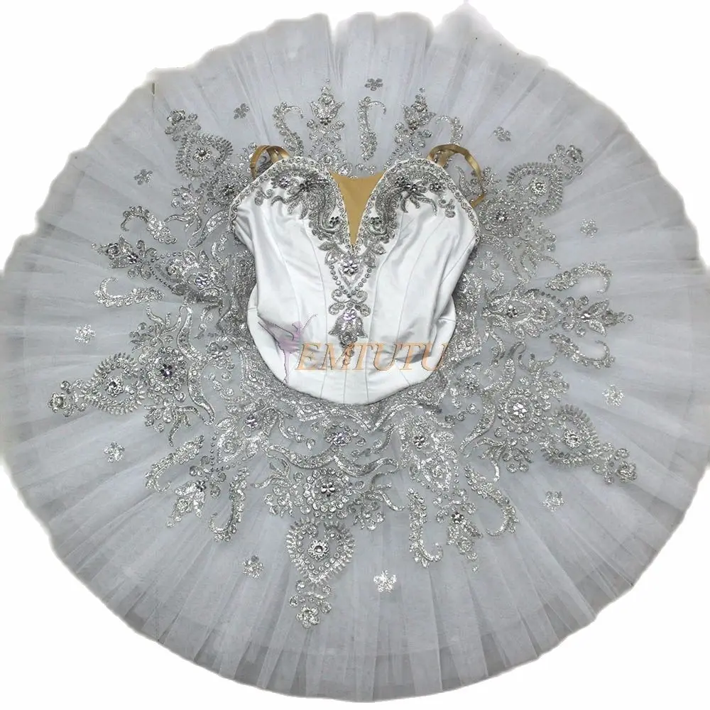 Amazing Snow Flake Queen Professional Classical Ballet Tutu Dance Costume 