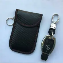 Ключи бумажник Автомобильный ключ блокировщик сигнала коробка Брелок чехол Rfid блокировочная сумка Faraday клетка