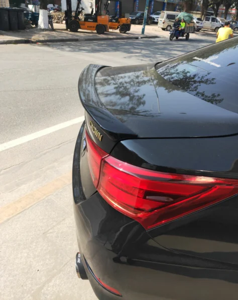 Для Toyota Crown спойлер на задний багажник, крыло высокого качества ABS Материал неокрашенный и Lacque цвет