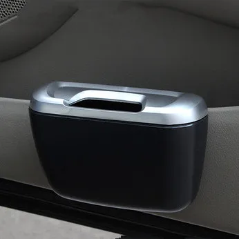 

Mini Car Auto Rubbish Dustbin Trash Can Garbage Dust Case Box Car Storage Case Car Trash Bin Car Accessories