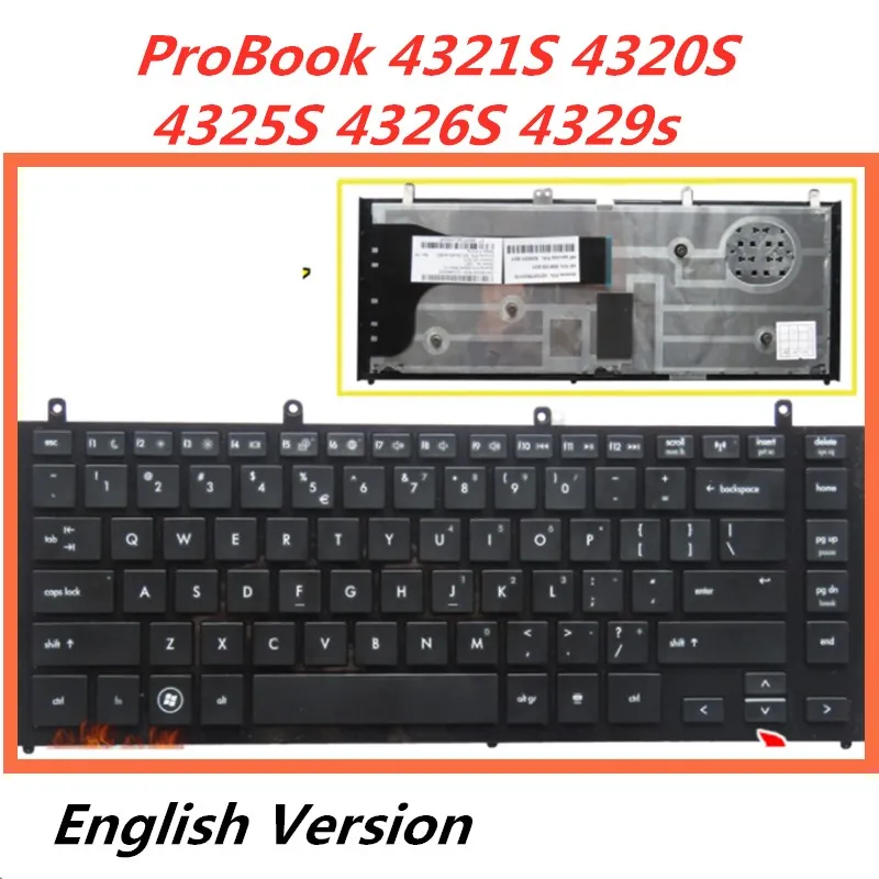 

Laptop English Keyboard For HP ProBook 4321S 4320S 4325S 4326S 4329s Notebook Replacement layout Keyboard