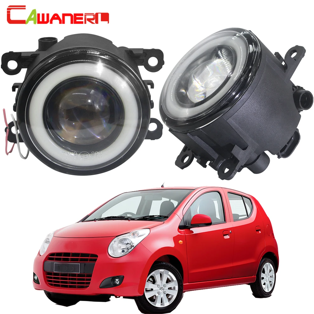 

Дневные ходовые огни Cawanerl для Suzuki Alto V, GF, хэтчбек, 2009-2015, 30 Вт, светодиодсветодиодный Противотуманные фары «ангельский глаз», DRL 3000лм, 12 В, 2 шт.