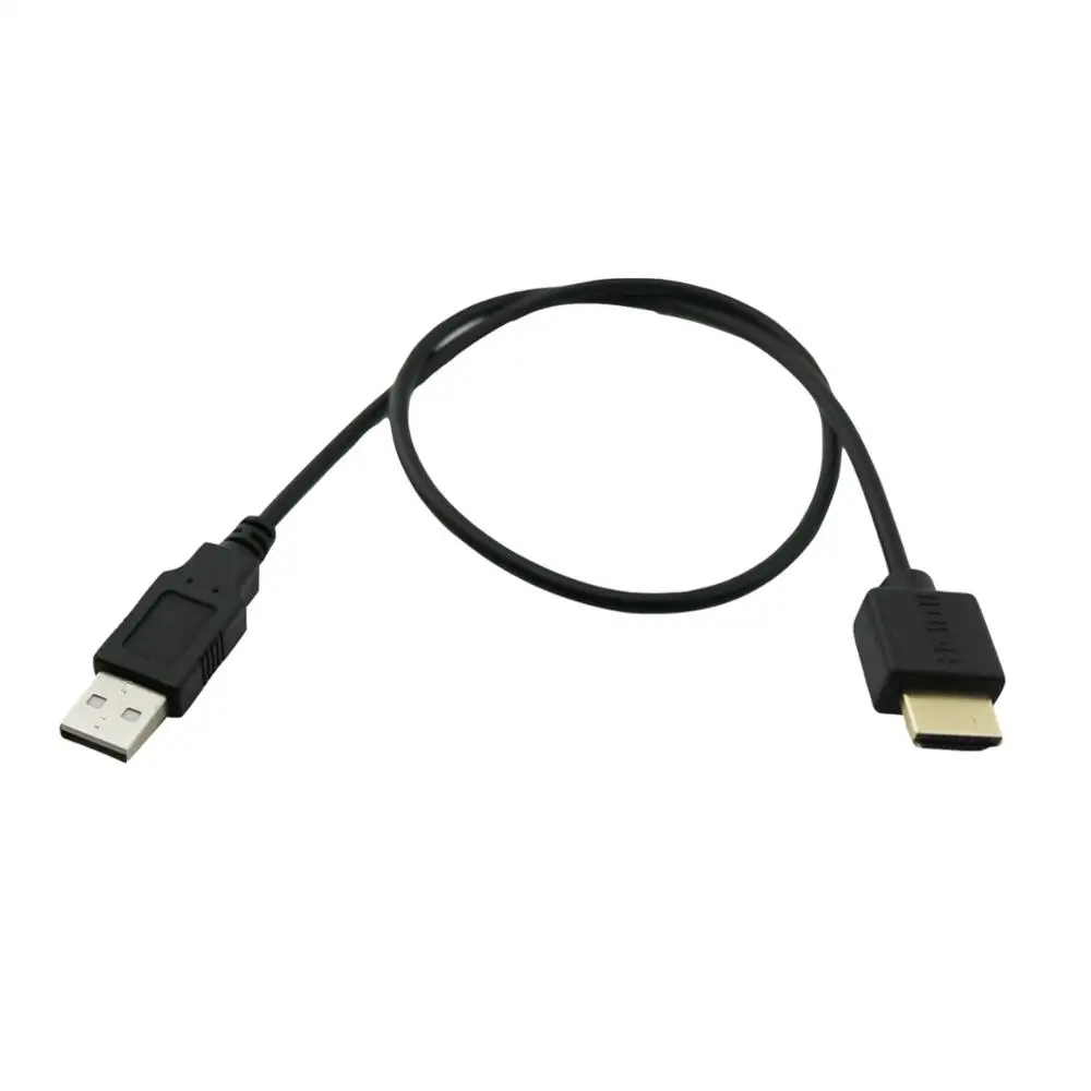 1x HDMI 1,4 штекер к USB 2,0 A штекер Адаптер разъем зарядное устройство конвертер кабель Шнур 50 см/1.5ft