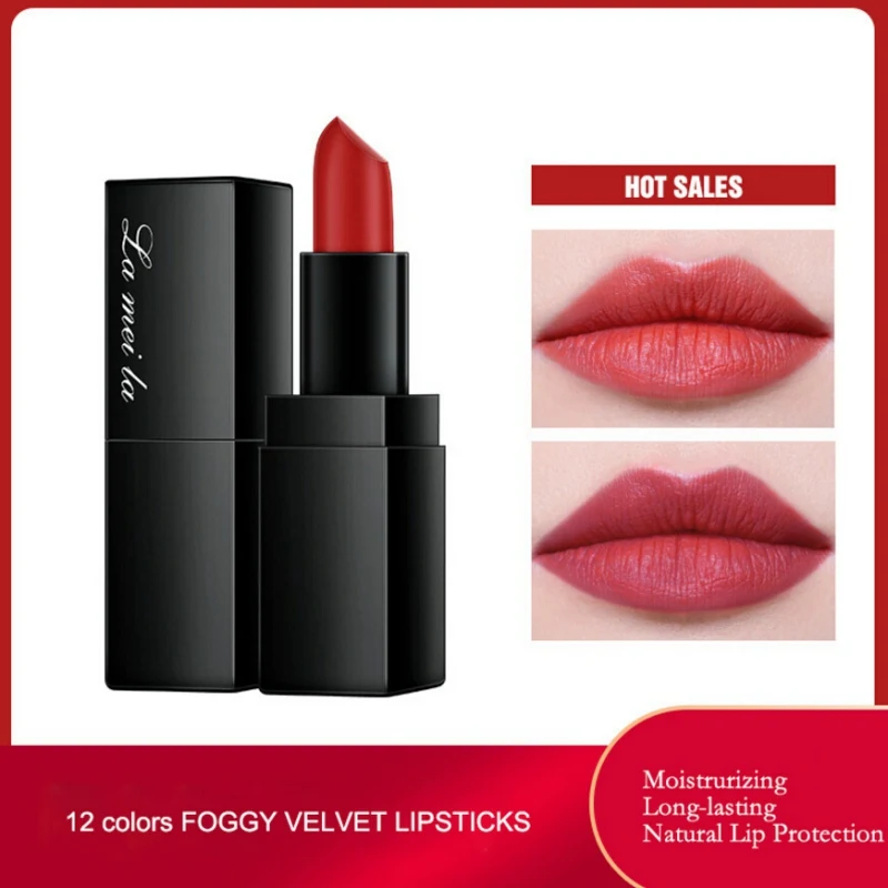 

Lips Makeup Lipstick maquiagem Moisturizing Lipstick Non-Stick Cup Waterproof Long-Lasting Colorfast Matte Lipstick#