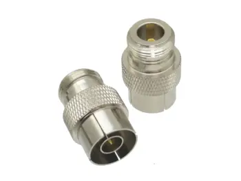 

1pce Slide-on Adapter N plug male to N female jack RF connector straight push-on