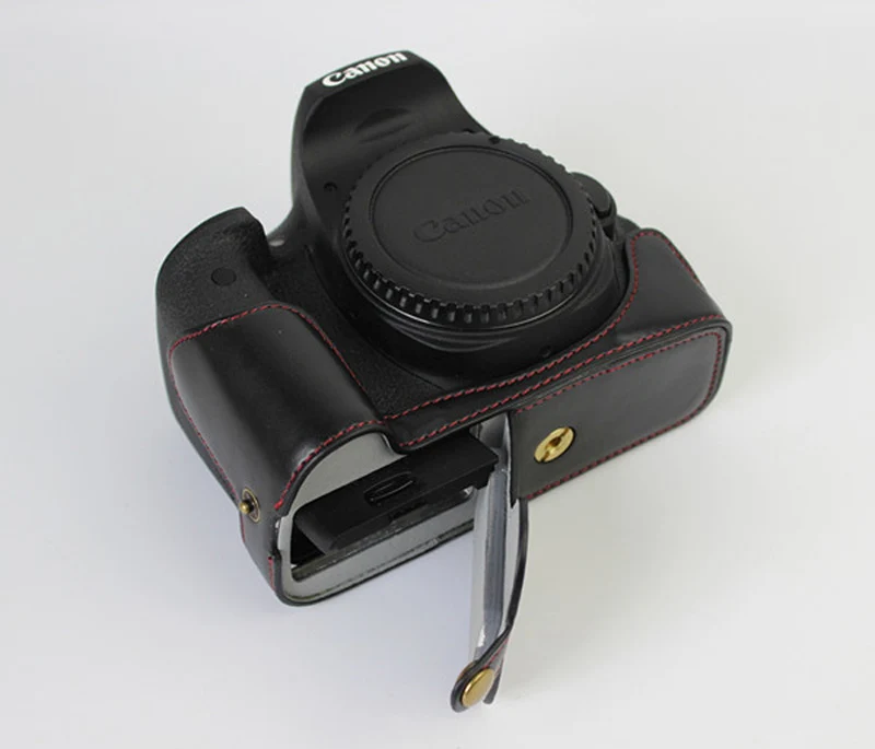 Портативный pu кожаный чехол сумка для Canon EOS 5D3 5D4 5D III 5DIV 5DSR 5D Mark IV камера половина крышка корпус Нижняя оболочка
