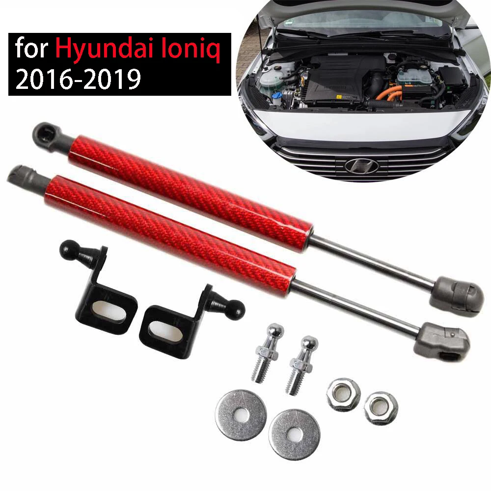 For Hyundai Ioniq Front Hood Bonnet Modify Gas Struts Lift Support Shock Dampers Rods Spring