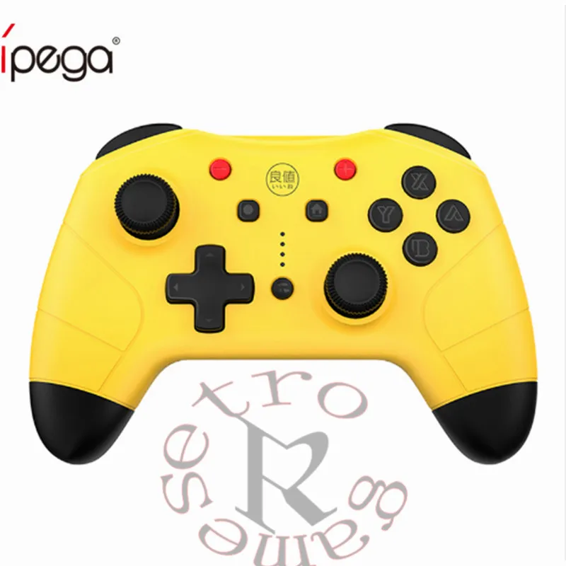 Цвет: желтый Для nintendo Switch PRO NS джойстик 2-го поколения с nfc-контроллер геймпад беспроводной Bluetooth контроллер пульт дистанционного управления - Цвет: Цвет: желтый