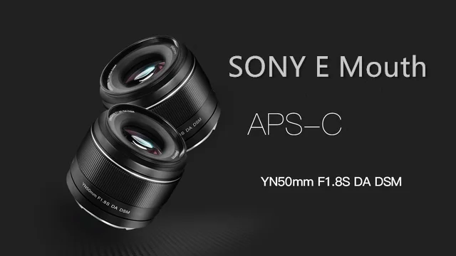 Yongnuo YN50mm F1.8S DA DSM для Sony APS C AF/MF формат a6400 микро одиночный E рот автоматический 50 мм 1