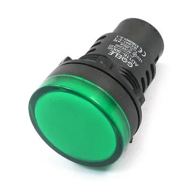 AD116-30DS промышленный зеленый светодиодный световой индикатор AC/DC24V