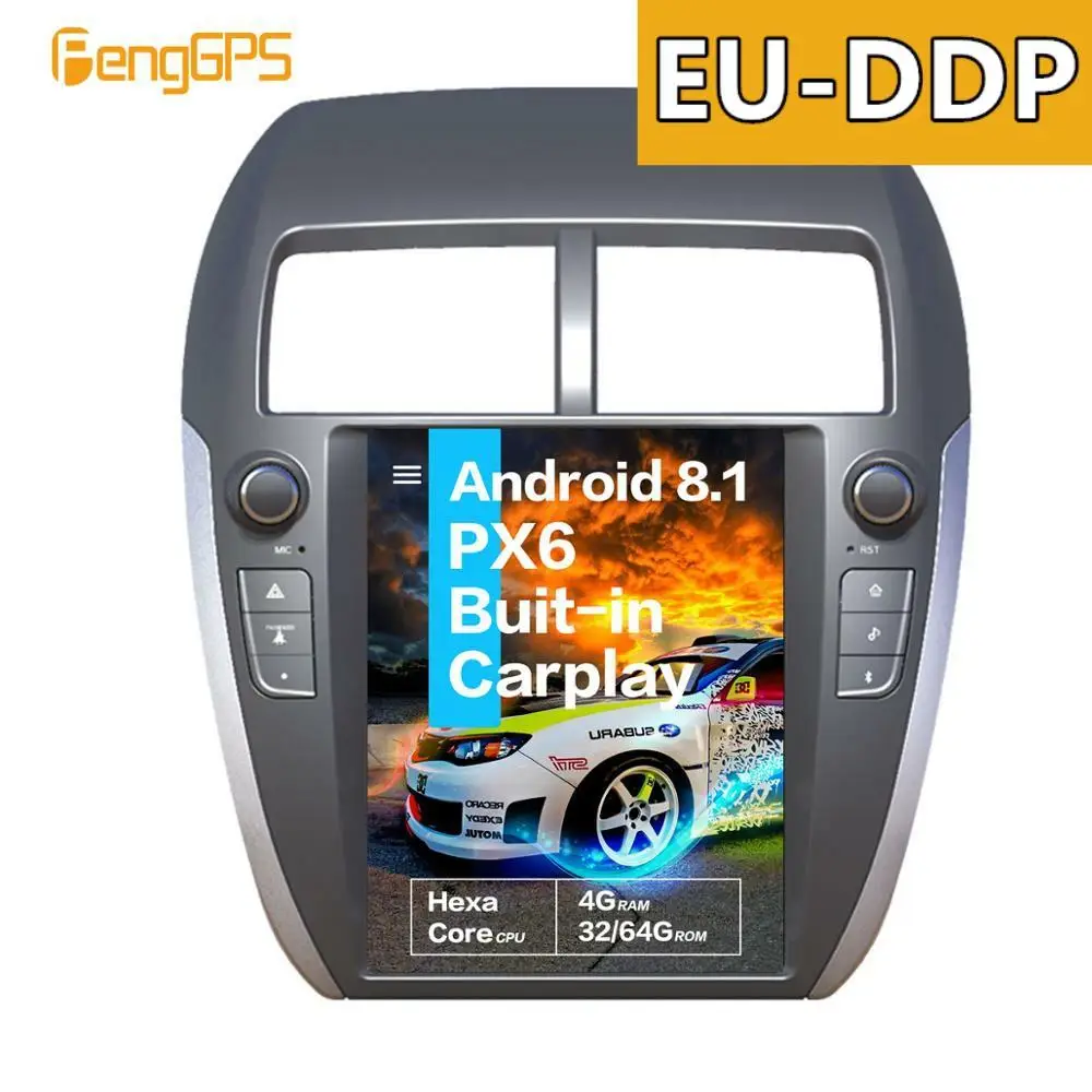 Tesla Android Car Radio For MITSUBISHI ASX RVR Outlander Sport 2010 - 2014 GPS Stereo Multimedia Player 2 Din Autoradio | Автомобили и