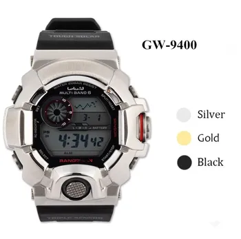 

Free Shipping 316L Stainless Steel GW9400 Silver Watch Band Bezel