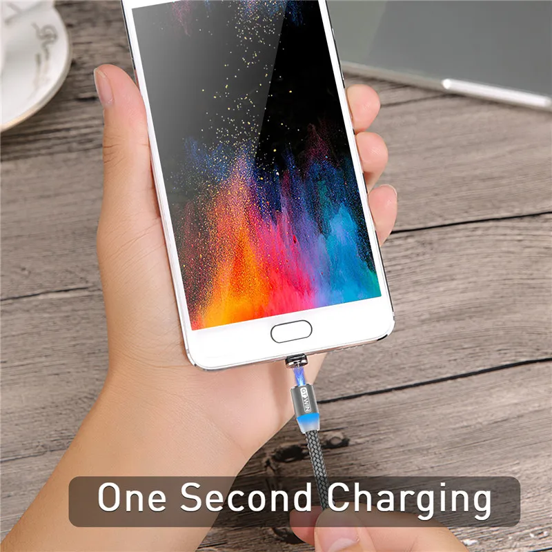 GTWIN 3M Magnetic Cable Micro USB Type C Fast Charging Adapter Micro Type-C Magnet Charger For Iphone 7 Samsung S10 Plus xiaomi