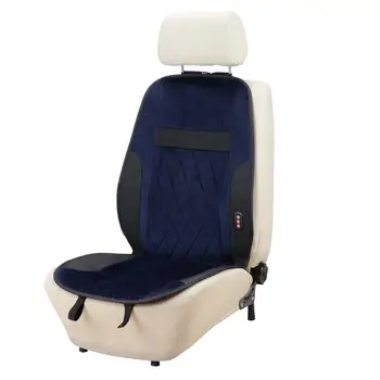 

Car Heated Seat Cover 12V Automobile Seat Heater Winter Accessories Heated Seating Protector 2 Colors For Options