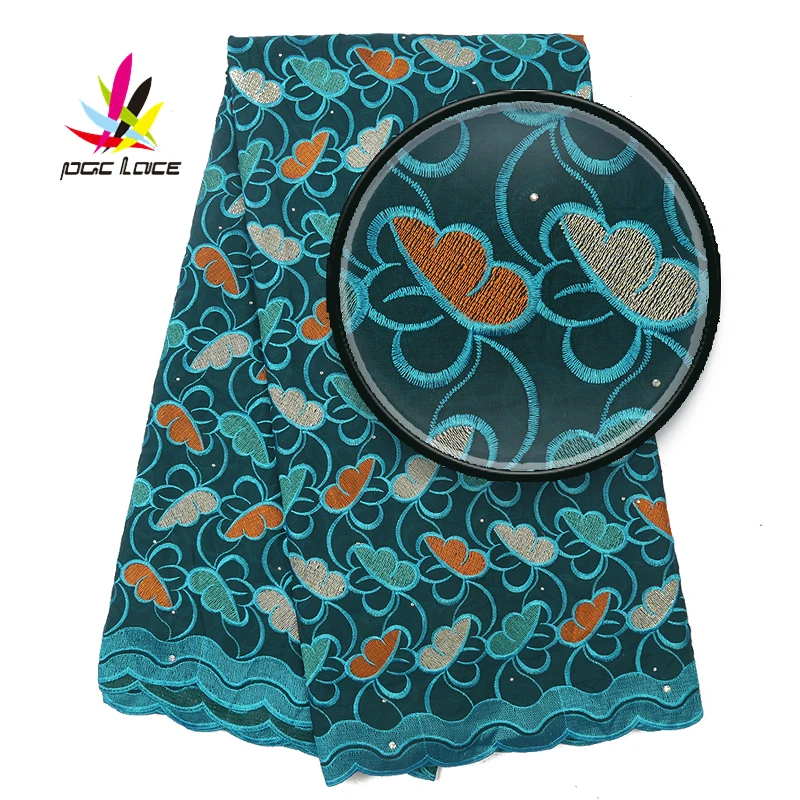 Швейцарская хлопковая кружевная ткань высокого качества африканская сухая