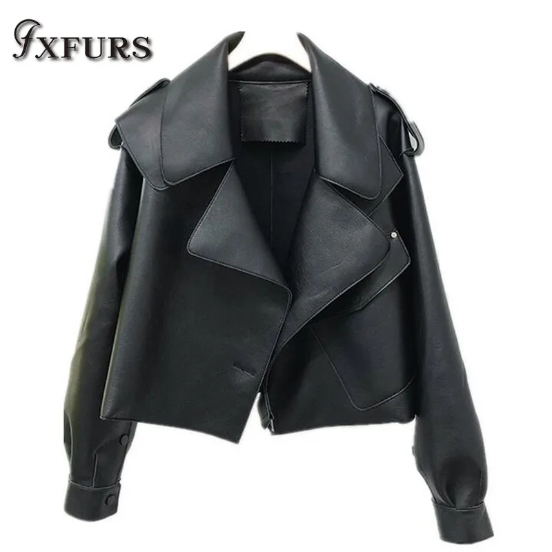 

Women's Real Sheepskin Leather Jackets Top Quality Genuine Leather Coat Fashion Jackets Lady New Arrival