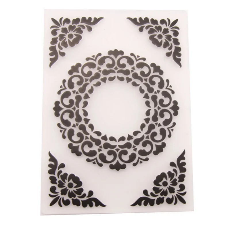 Making Paper Cards Plastic Template Craft Wedding Decoration DIY Photo Album Embossing Folder 1Pcs Scrapbooking Stencils | Дом и сад