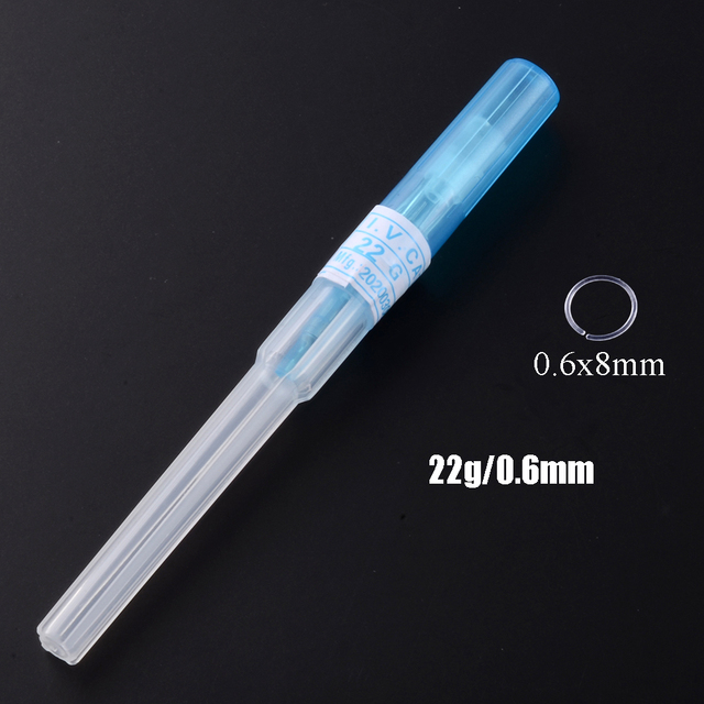 Surgical Steel I.V. Catheter Cannula Sterile Piercing Needles 14G 16G 18G 20G Ear Lip Belly Body Piercing Professional Tool