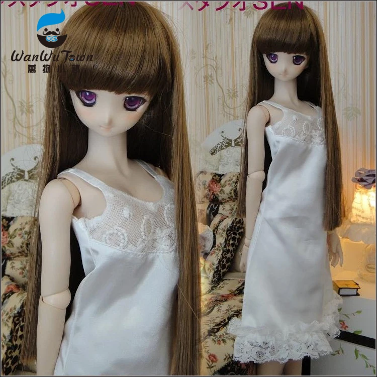 Новая Милая Кружевная кремовая белая ночная рубашка Gallus для 1/3 SD10 DD-M BJD одежда/наряд кукольная одежда
