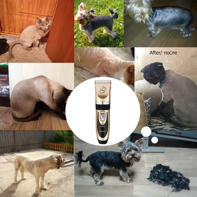 Rechargeable Pet Trimmer with built-in battery  6
