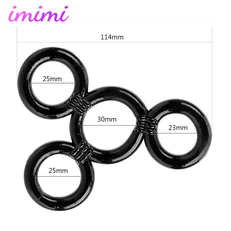 4 Rings Cock Rings Penis Rings Penile Trainer Delay Ejaculation High Elasticity Prostate Treatment Massager Sex Toys for Men 4 Rings Cock Rings Penis Rings Penile Trainer Delay Ejaculation High Elasticity Prostate Treatment Massager Sex Toys for Men