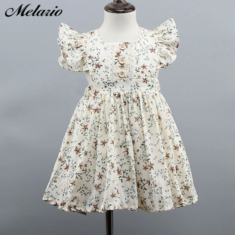 

Melario Toddler Baby Girls Dress Casual Costume New Kids Clothes Vestido Flower Baby Dress Girl Party Princess Children Clothing