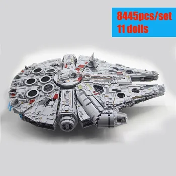 

New Skywalker Starship Force Awakens Falcon Fit Lepinings Figures Building Blocks Bricks 05132 Gift Kid Toys