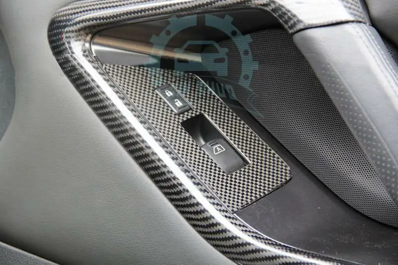Подходит для Nissan GTR R35 2008- Высокое качество углеродного волокна LHD& RHD внутренняя окна лифт переключатель отделкой