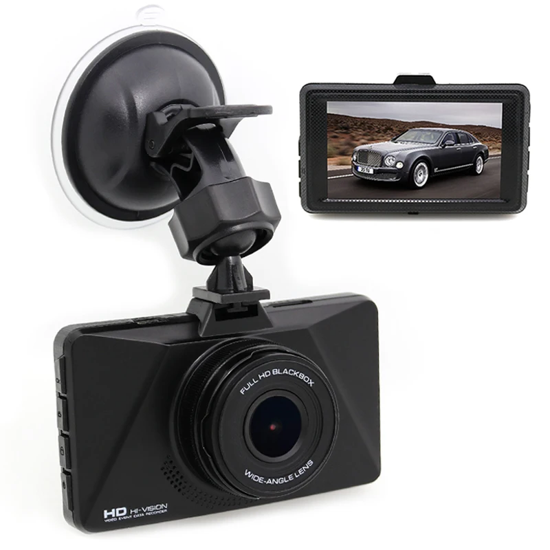 Автомобильный видеорегистратор Ainina 3 дюймовый IPS экран 1080P ночное