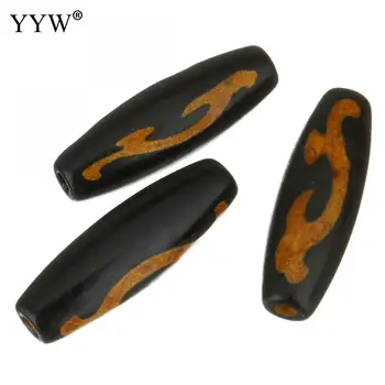 

5PCs Natural Tibetan Agates Dzi Beads Black And Brown Prosperity Lucky Charm Beads For Jewelry Making DIY Material Wholesale