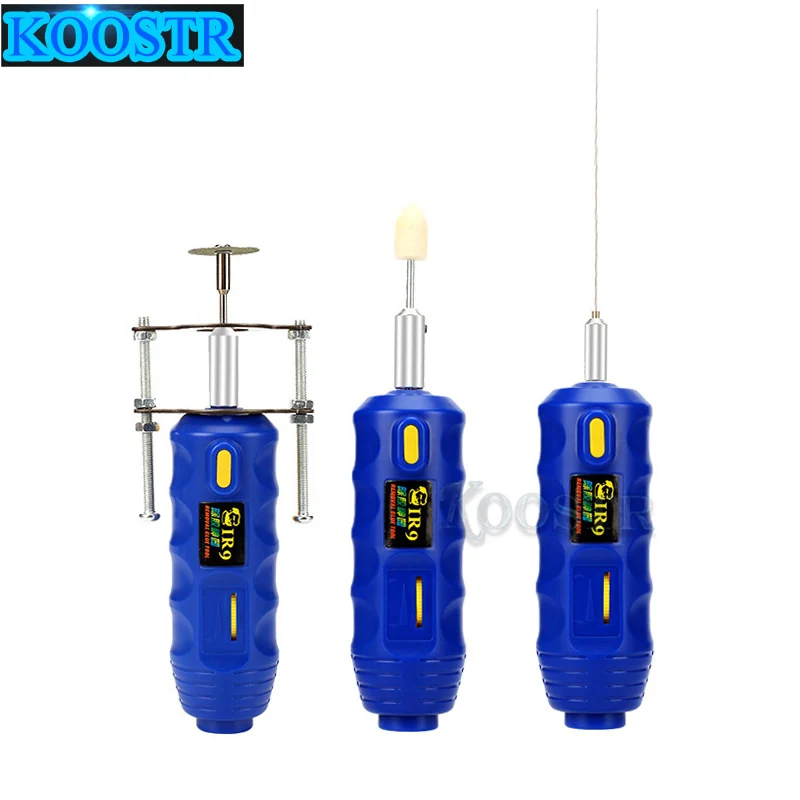 Mechanic IR9 degumming set OCA mobile phone LCD screen speed regulation small electric drill glue remove pen tools | Инструменты