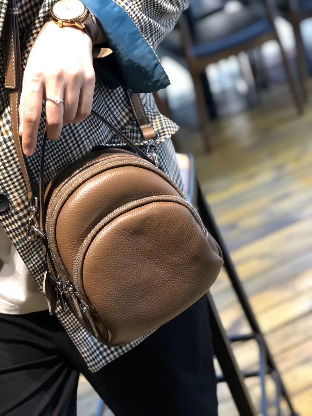 

Versatile Young Wind WOMEN'S Bag 2019 New Style Fashion And Personality Trend Shoulder Bag Winter Style Leather Messenger Bag Wo
