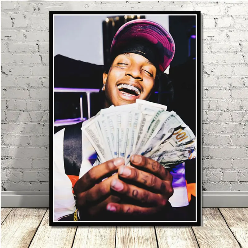 Постер и принты Лыжная маска The Slump God Rapper хип-хоп музыка певица звезда искусство картины настенные картины для гостиной домашний декор