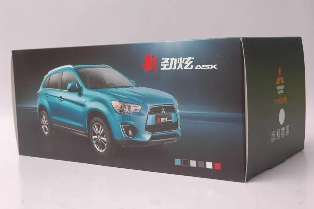 1:18 литье под давлением модель для Mitsubishi Pajero ASX 2015 Белый внедорожник Игрушечная