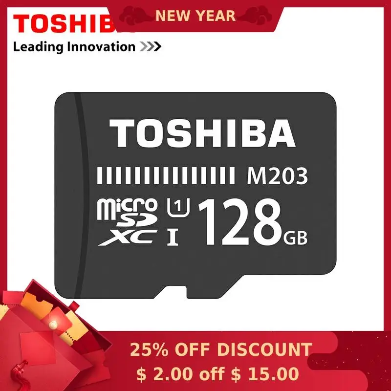 Карта памяти TOSHIBA Micro SD класс 10 128 ГБ 64 16 32 TF/microsd|Карты памяти| |