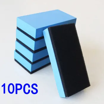 

10pcs/20pcs Rectangle Car Cleaning EVA Sponge Ceramic Coating Glass Nano Wax Polishing Tools