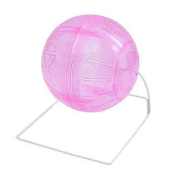 

Four-in-One Multifunctional Hamster Running Ball Run Exercise Ball Run-About Mini Ball for Small Animal Pet Pink