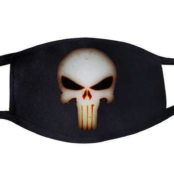 

Skull Hip Hop Swag Cool Face Mask Mouth Fabric Anti Dust Unisex Black Muffle Dustproof Facial Protective Cover Masks