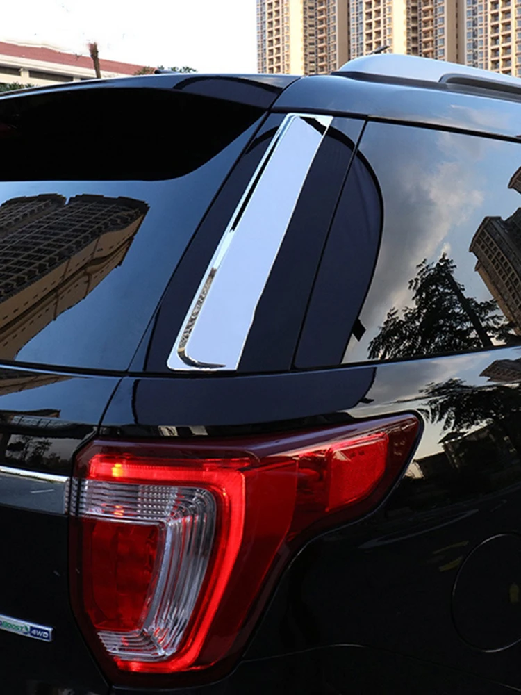 Подходит для Ford Explorer задняя боковая крышка яркий чехол ABS хромированный