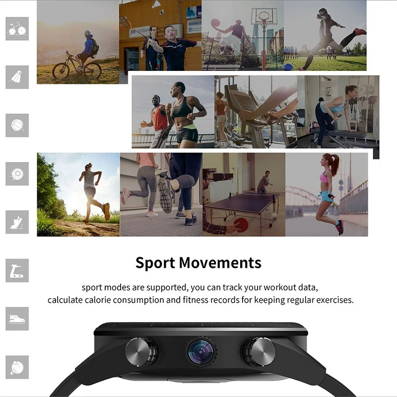 LOLIA SmartWatch Waterproof Sports Smart Watch Heart Rate Monitor Blood Pressure Functions For Women Men Kid relogio inteligente