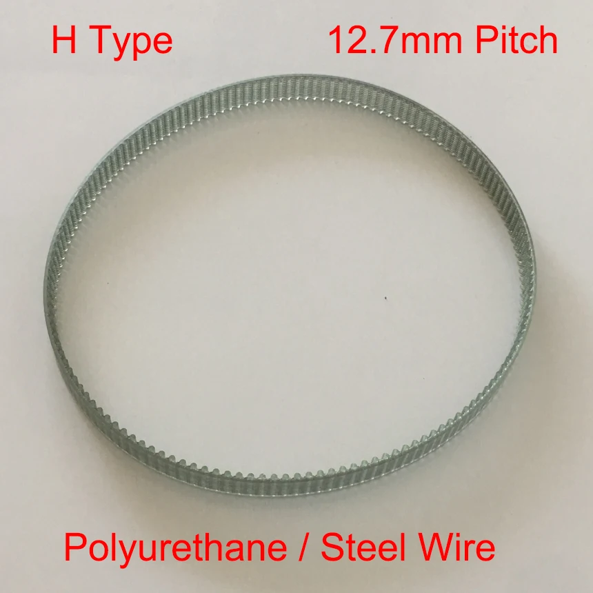 

250H 260H 270H 50 52 54 T Tooth 15mm 20mm 25mm 30mm Width 12.7mm Pitch Polyurethane PU Steel Wire Cogged Synchronous Timing Belt