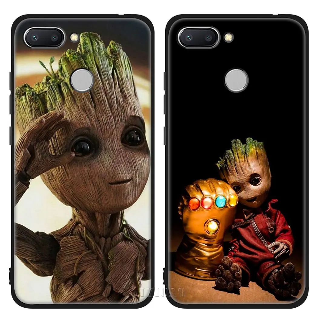 IYICAO Marvel "," I Am Groot "Мягкий силиконовый чехол для Xiaomi Redmi Go S2 K20 6 Pro 8A 7 7A 6A 5A 4A 5 Plus 4X чехол